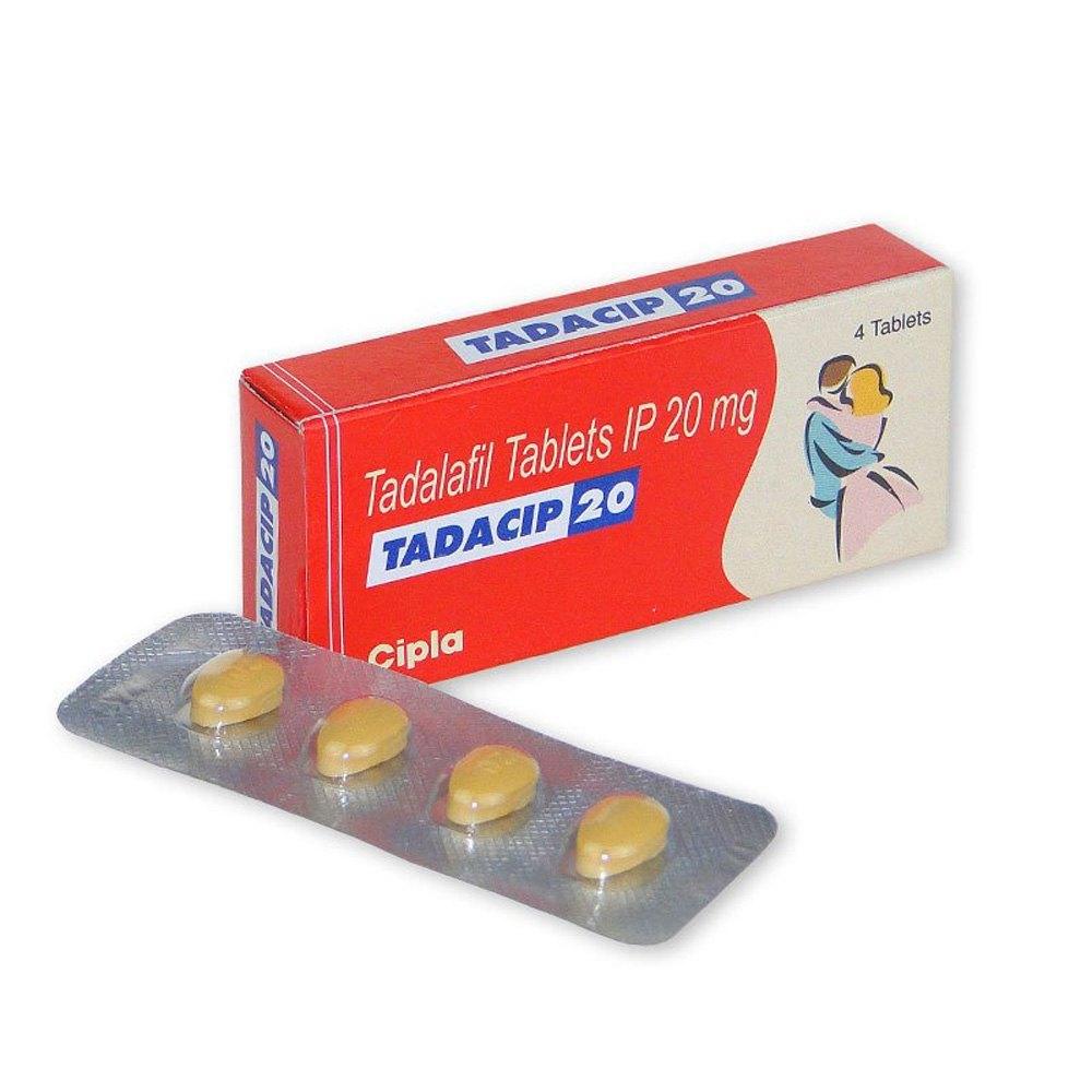 Tadacip 20 Mg(4 Tabs)