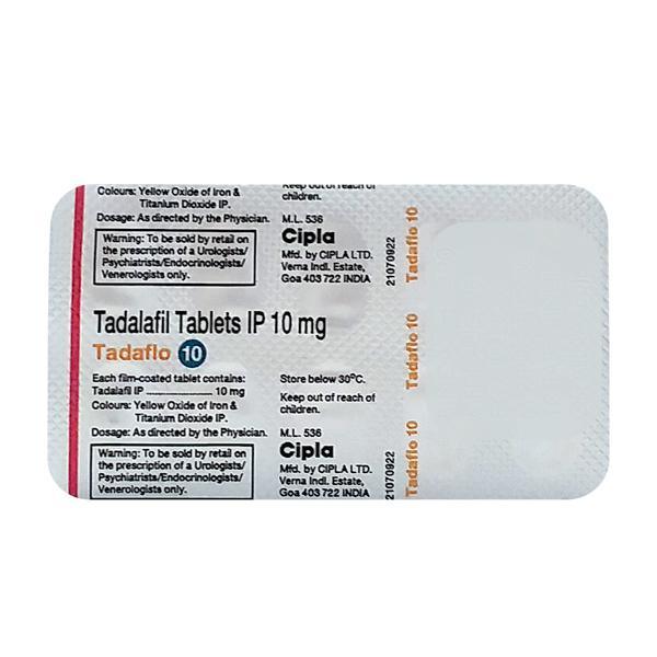 Tadaflo 10 Mg (Tadalafil)